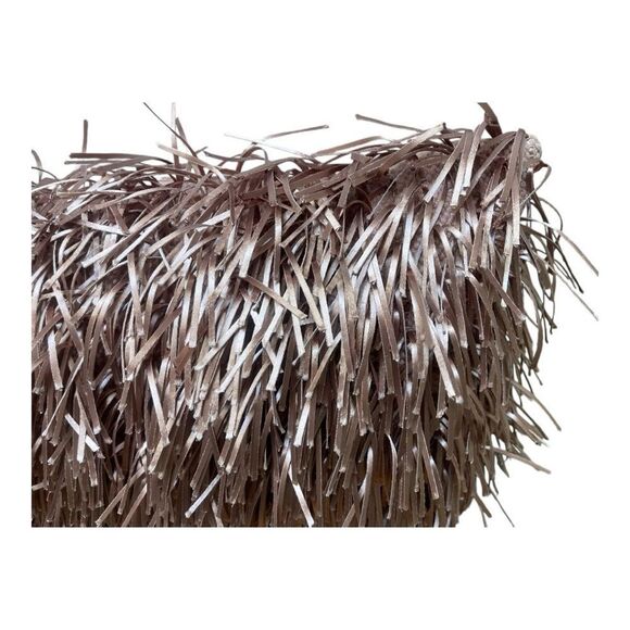 425 SOUTH LOS ANGELES Rose Gold Fringe Rectangular Pillow - Picture 2 of 7